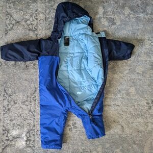 The North Face 12-18 month blue full body coat
